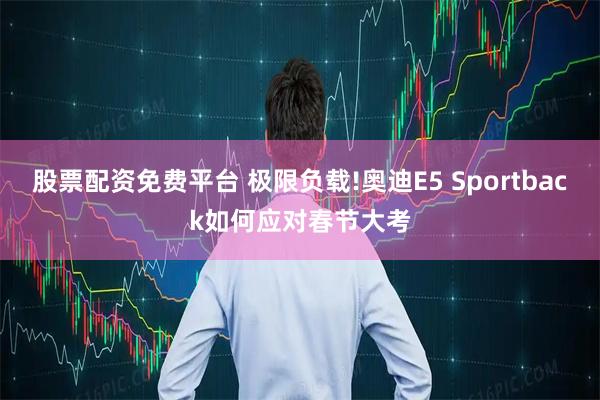 股票配资免费平台 极限负载!奥迪E5 Sportback如何应对春节大考